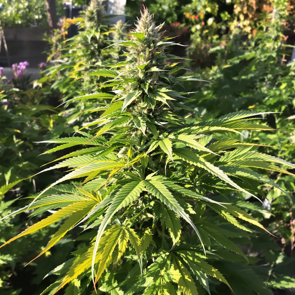 Critical Fast Bud 70% indica / 30% sativa — flor con tricomas visibles