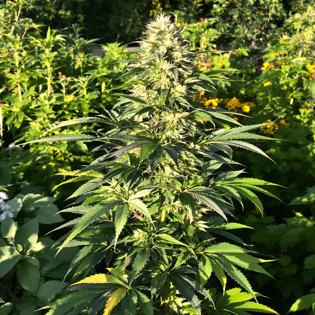 Critical Glue 89% indica / 11% sativa — flor con tricomas visibles