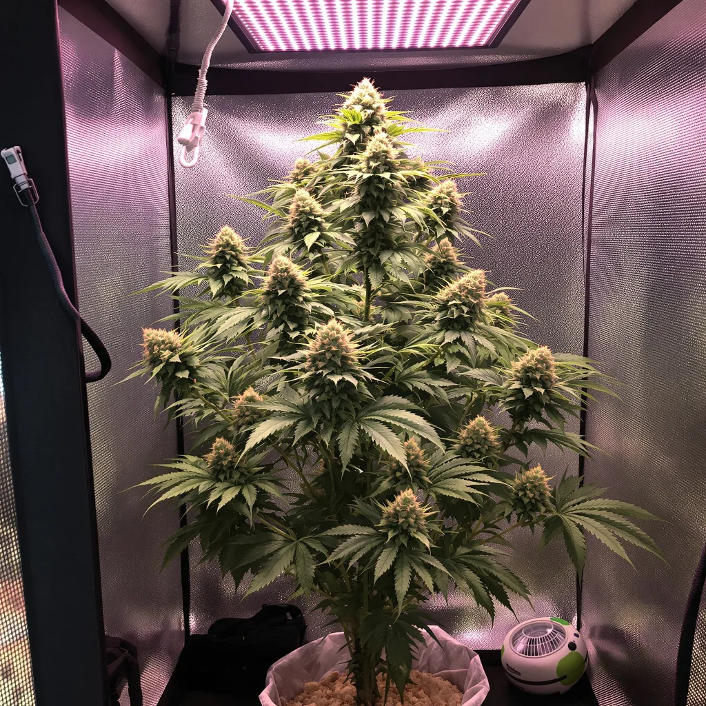 Planta de cannabis Critical Jack en fase de floración — 60-100 cm autofloración