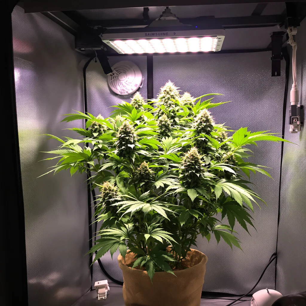 Planta de cannabis Crosswalker en fase de floración — 90-130 cm feminizada