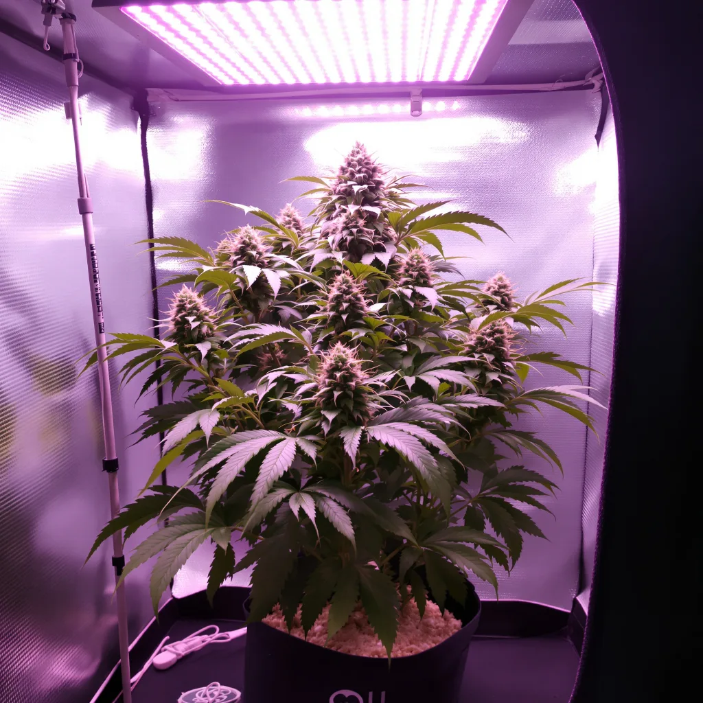Planta de cannabis Crown Royale en fase de floración — 90-130 cm feminizada