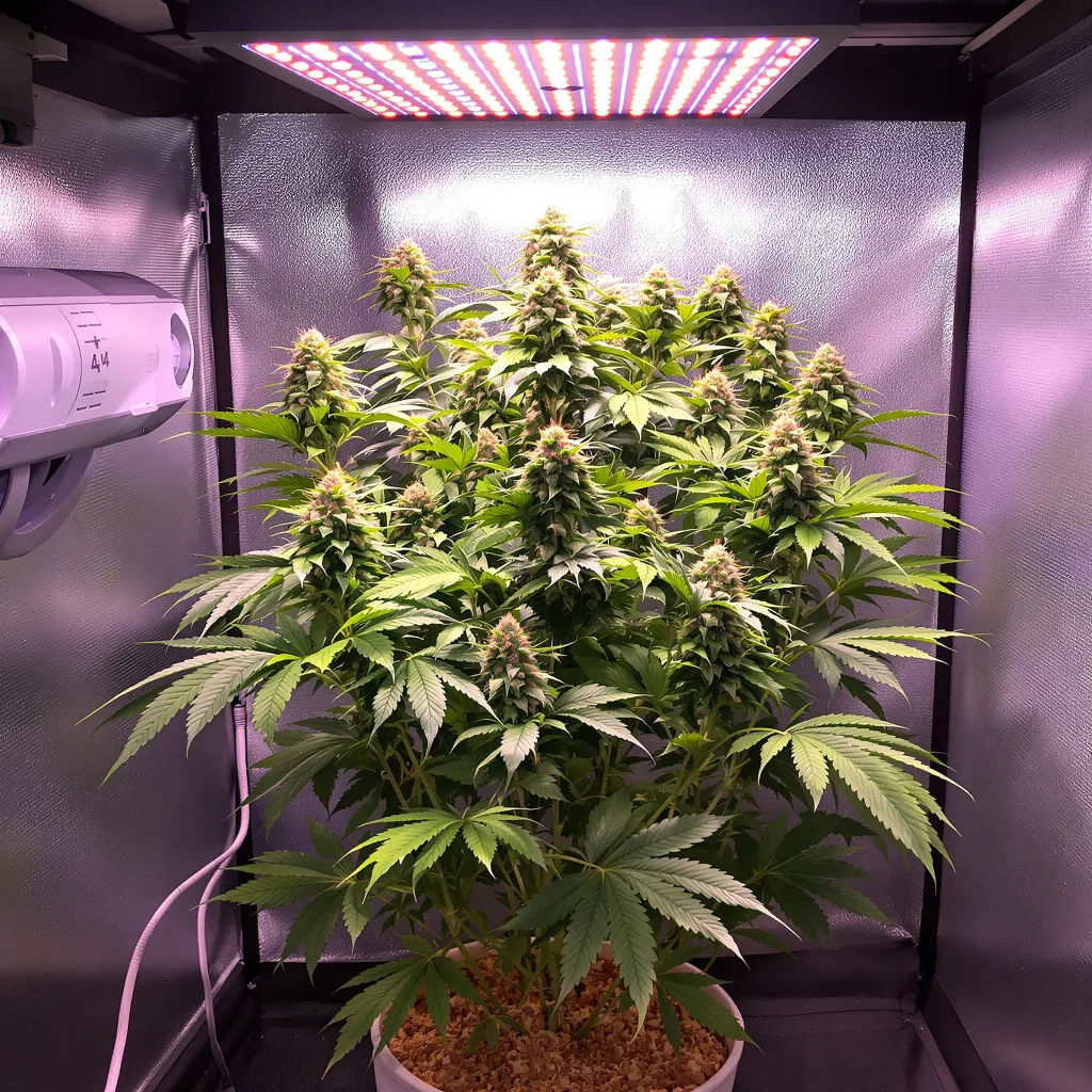 Planta de cannabis Dakini Kush en fase de floración — 90-130 cm feminizada