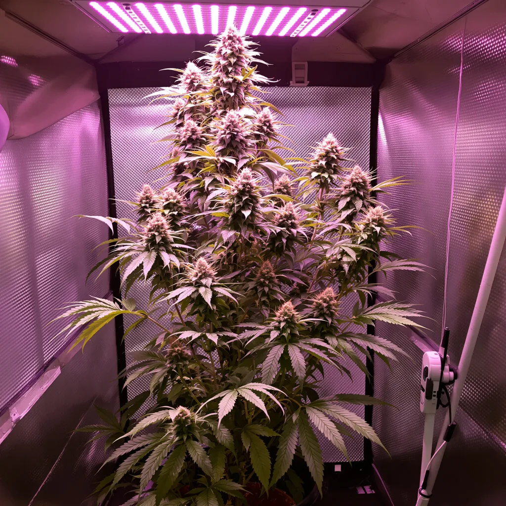 Planta de cannabis Damnesia en fase de floración — 150-200 cm feminizada