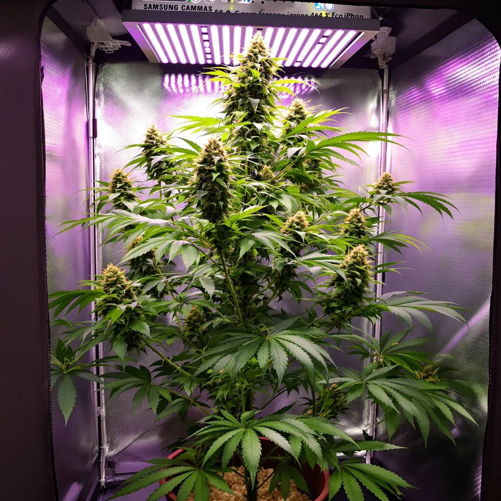 Planta de cannabis Dance World en fase de floración — 150-200 cm feminizada