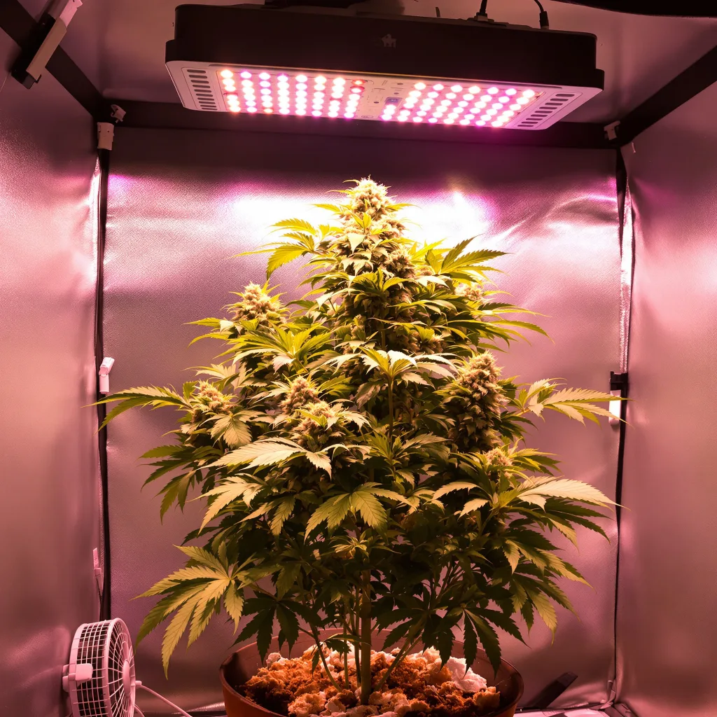 Planta de cannabis Dank Schrader en fase de floración — 90-130 cm feminizada