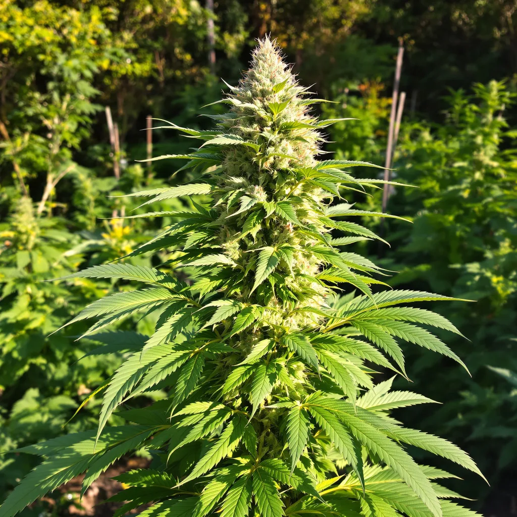 Dark Side of the Moon 86% indica / 14% sativa — flor con tricomas visibles