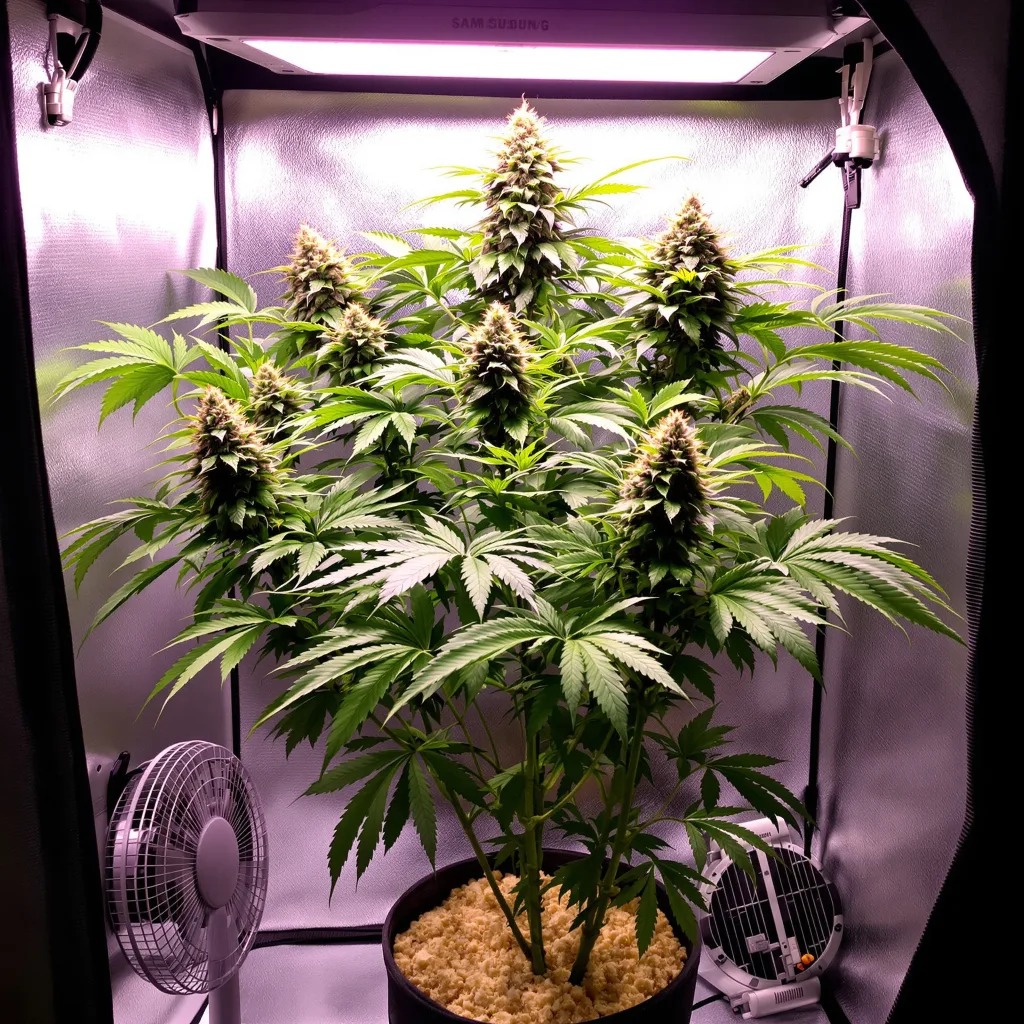 Planta de cannabis Darth Vader OG en fase de floración — 90-130 cm feminizada