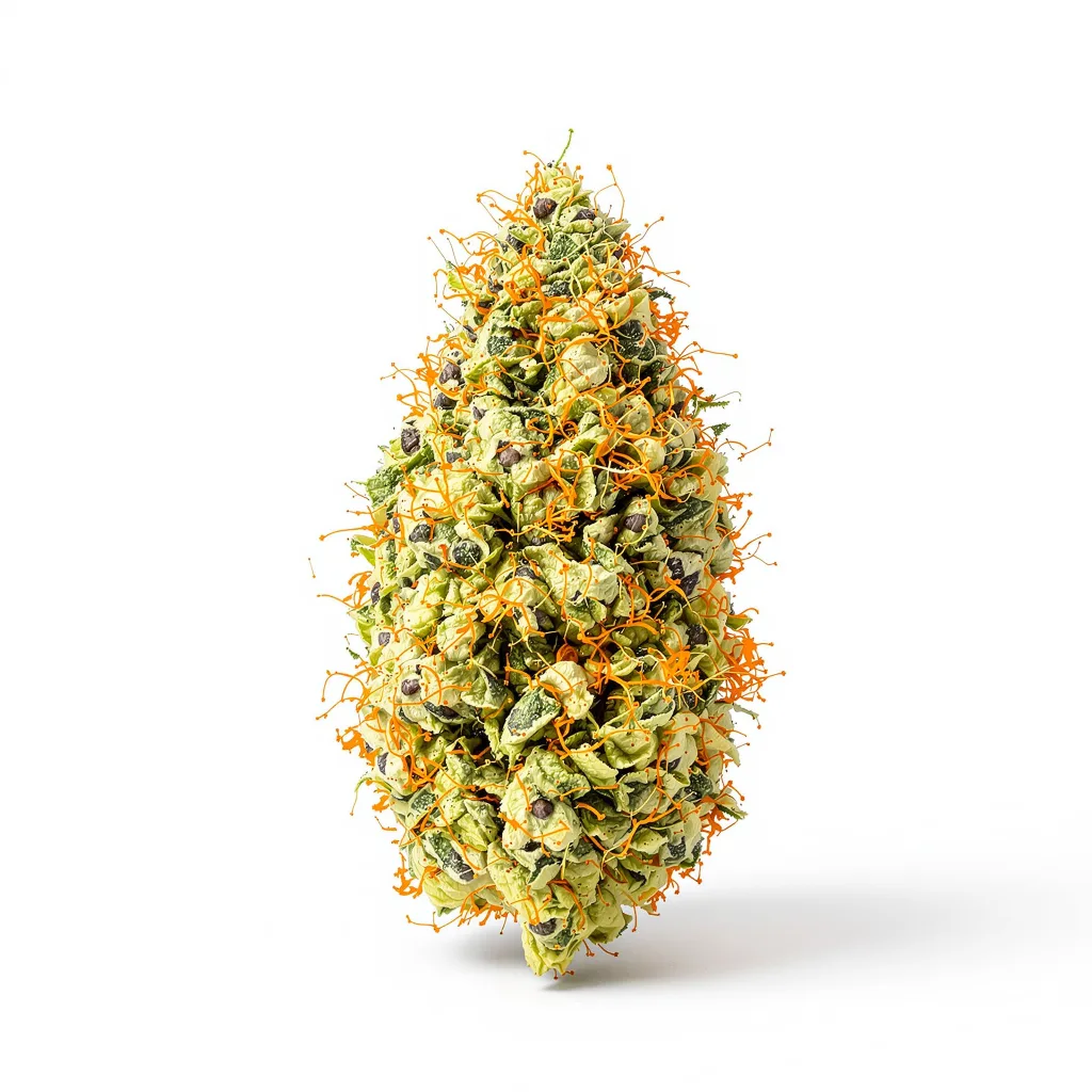 Deadly Sativas Mixpack 15% indica / 85% sativa — flor con tricomas visibles
