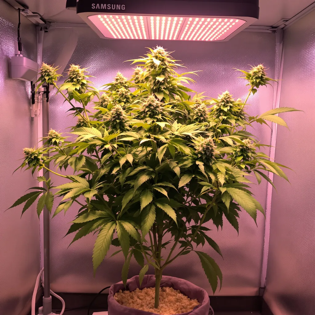 Planta de cannabis Death Star en fase de floración — 90-130 cm feminizada