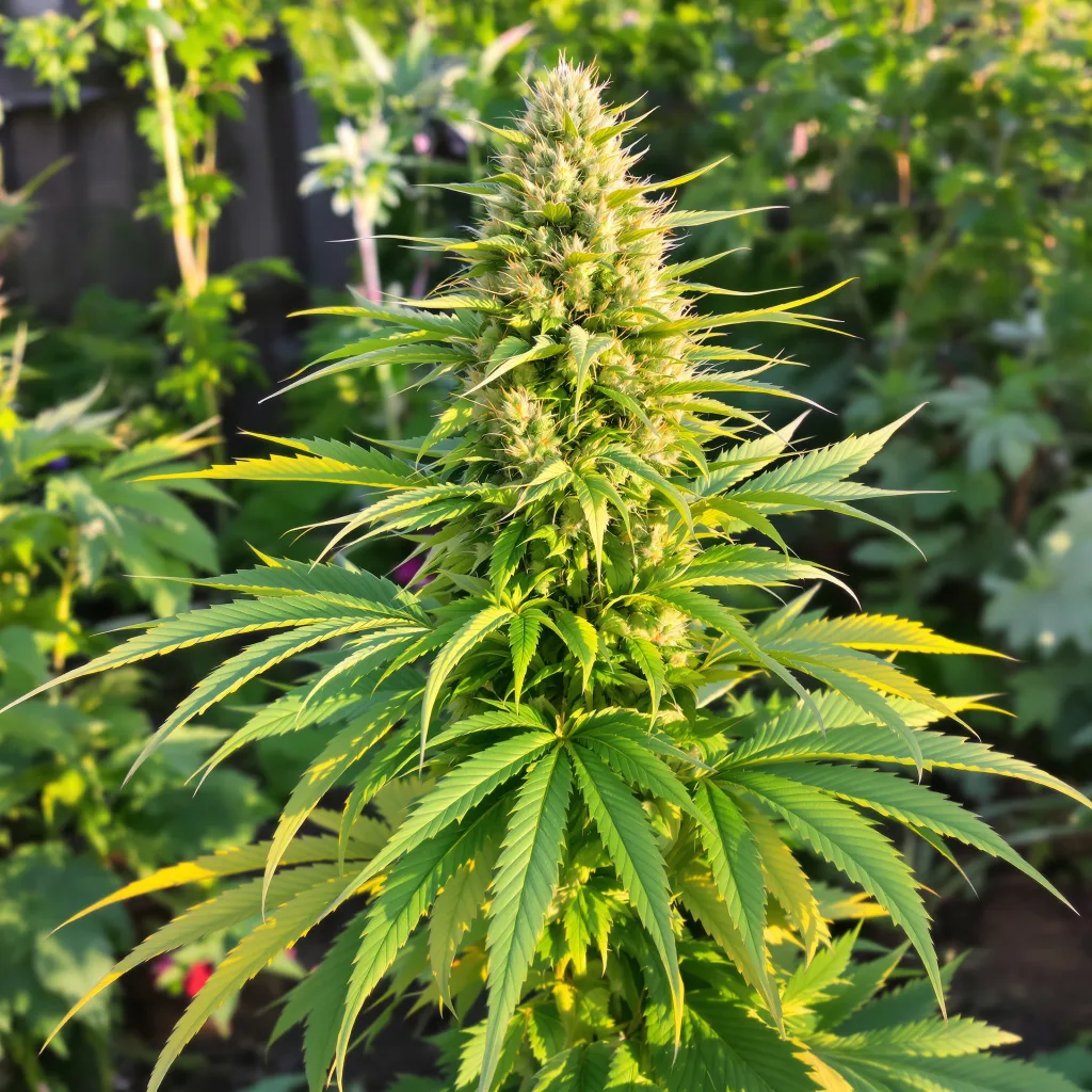 Deep Chunk 89% indica / 11% sativa — flor con tricomas visibles