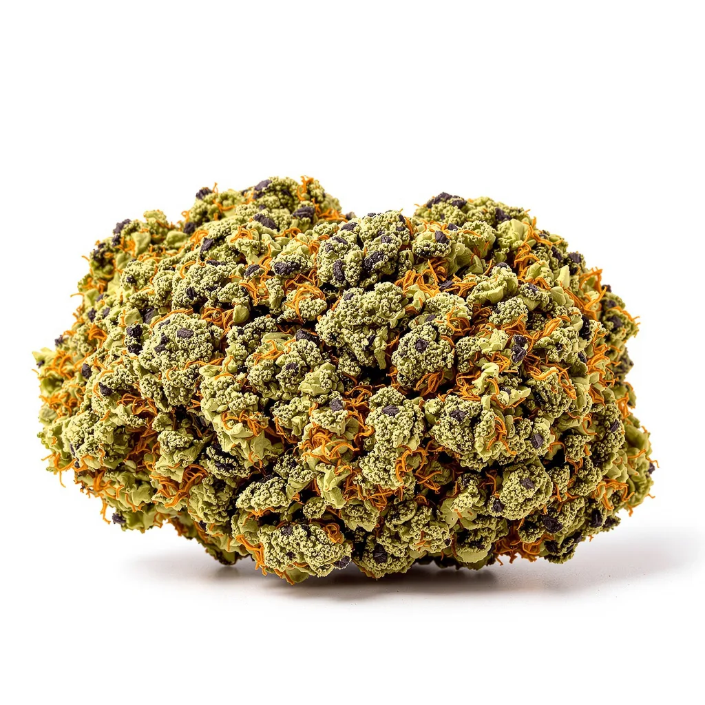 Deep Chunk 89% indica / 11% sativa — flor con tricomas visibles