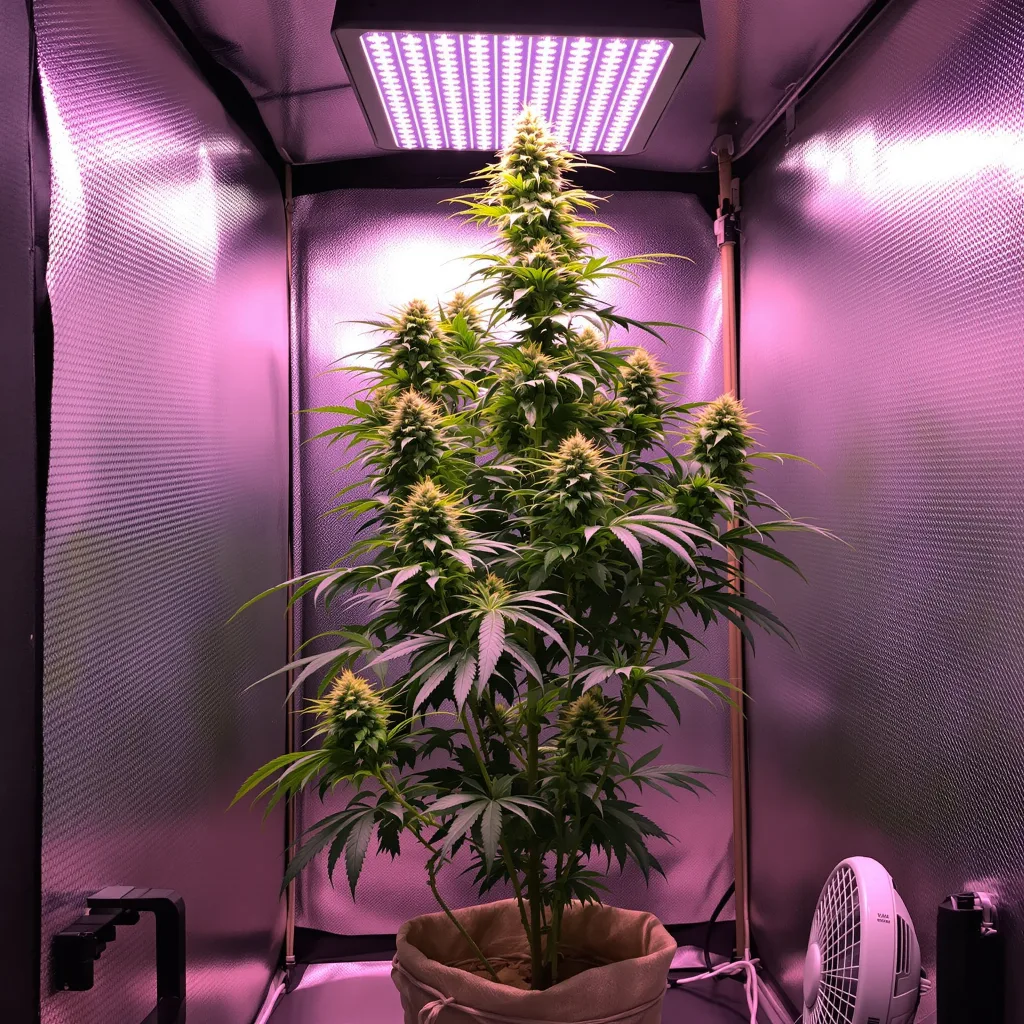 Planta de cannabis Diesel Power en fase de floración — 150-200 cm feminizada