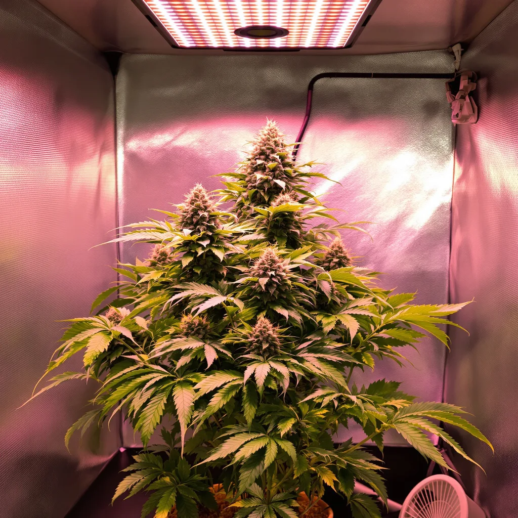 Planta de cannabis Dinachem en fase de floración — 90-130 cm feminizada