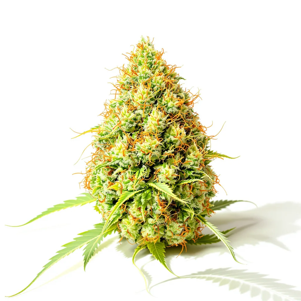 Dirty Girl 30% indica / 70% sativa — flor con tricomas visibles