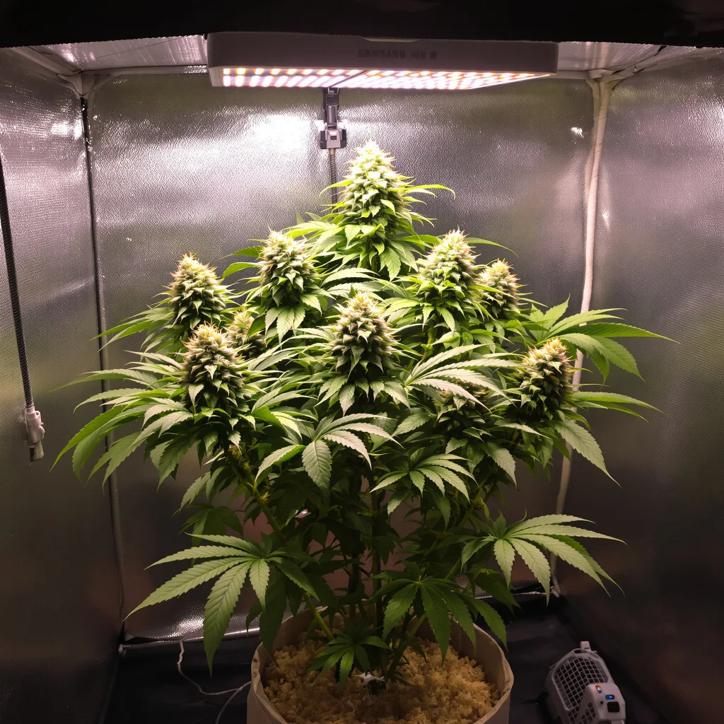 Planta de cannabis Divine CBD en fase de floración — 120-180 cm feminizada