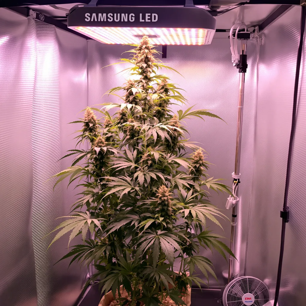Planta de cannabis Dizzy OG en fase de floración — 150-200 cm feminizada