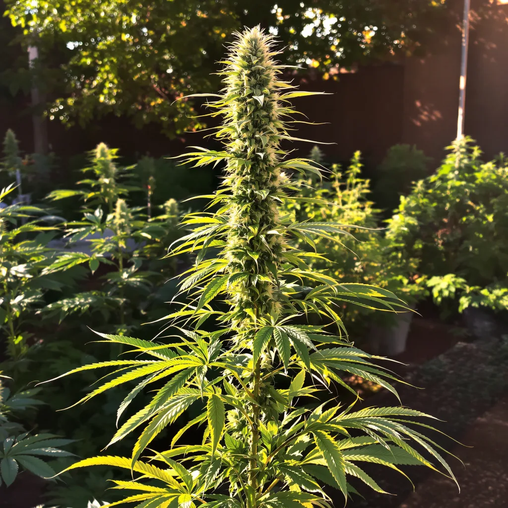 Doobiebird Daydream 20% indica / 80% sativa — flor con tricomas visibles