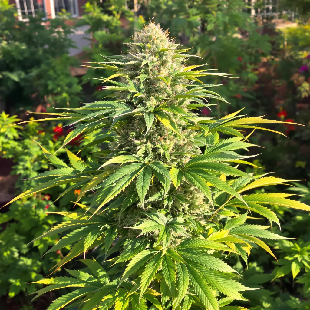Dorit 83% indica / 17% sativa — flor con tricomas visibles