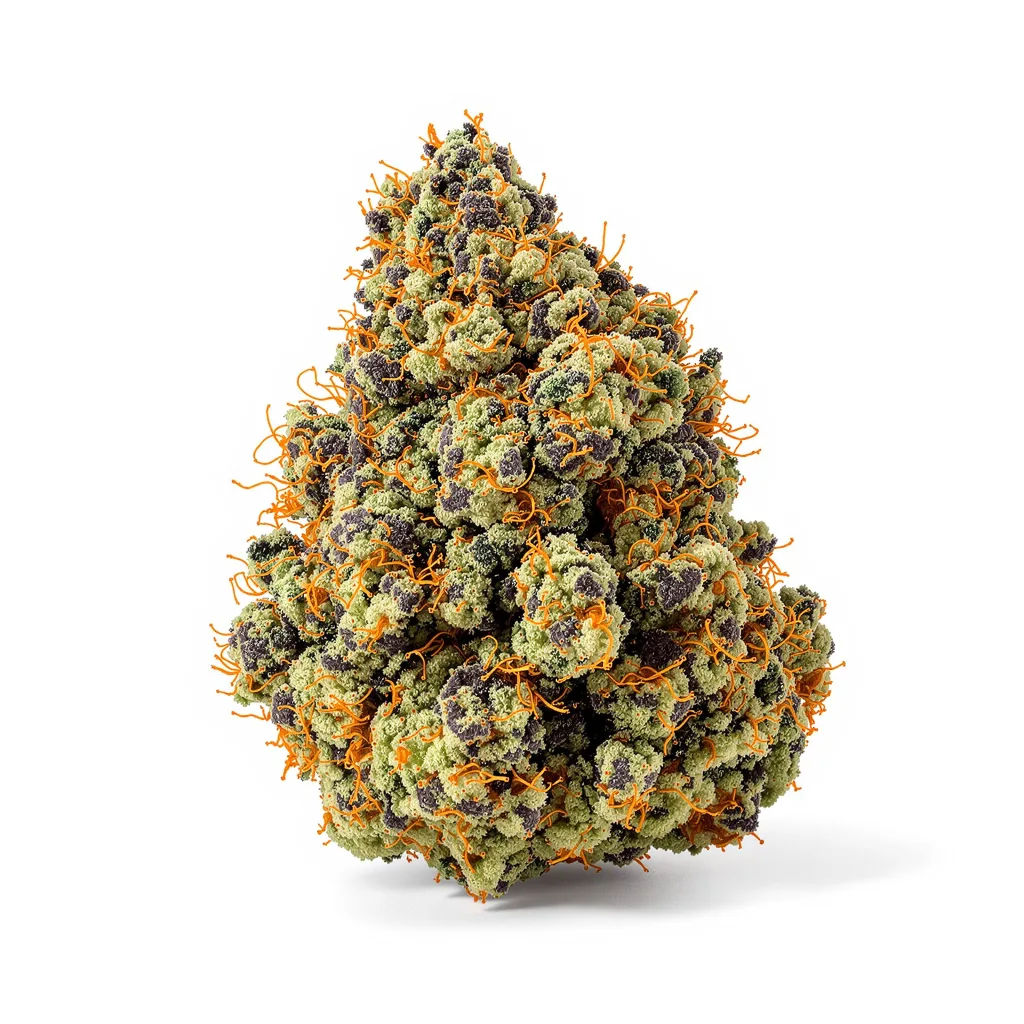 Dorit 83% indica / 17% sativa — flor con tricomas visibles