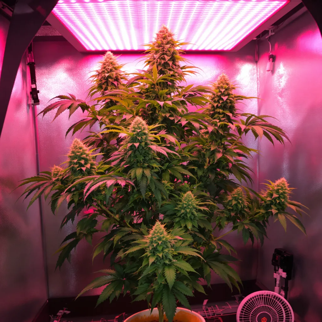 Planta de cannabis Double Bubble en fase de floración — 120-180 cm feminizada