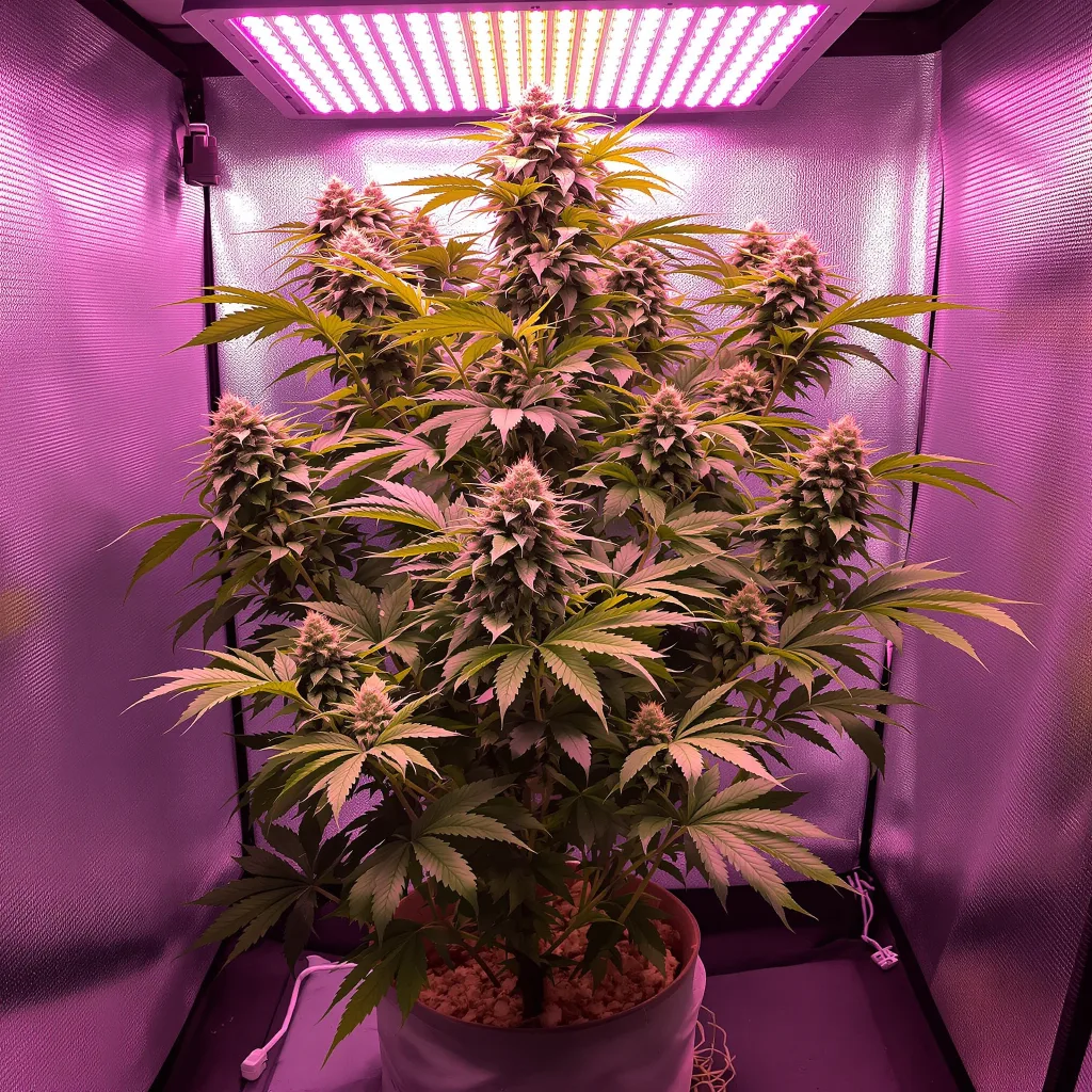 Planta de cannabis Dr. Funk en fase de floración — 90-130 cm feminizada