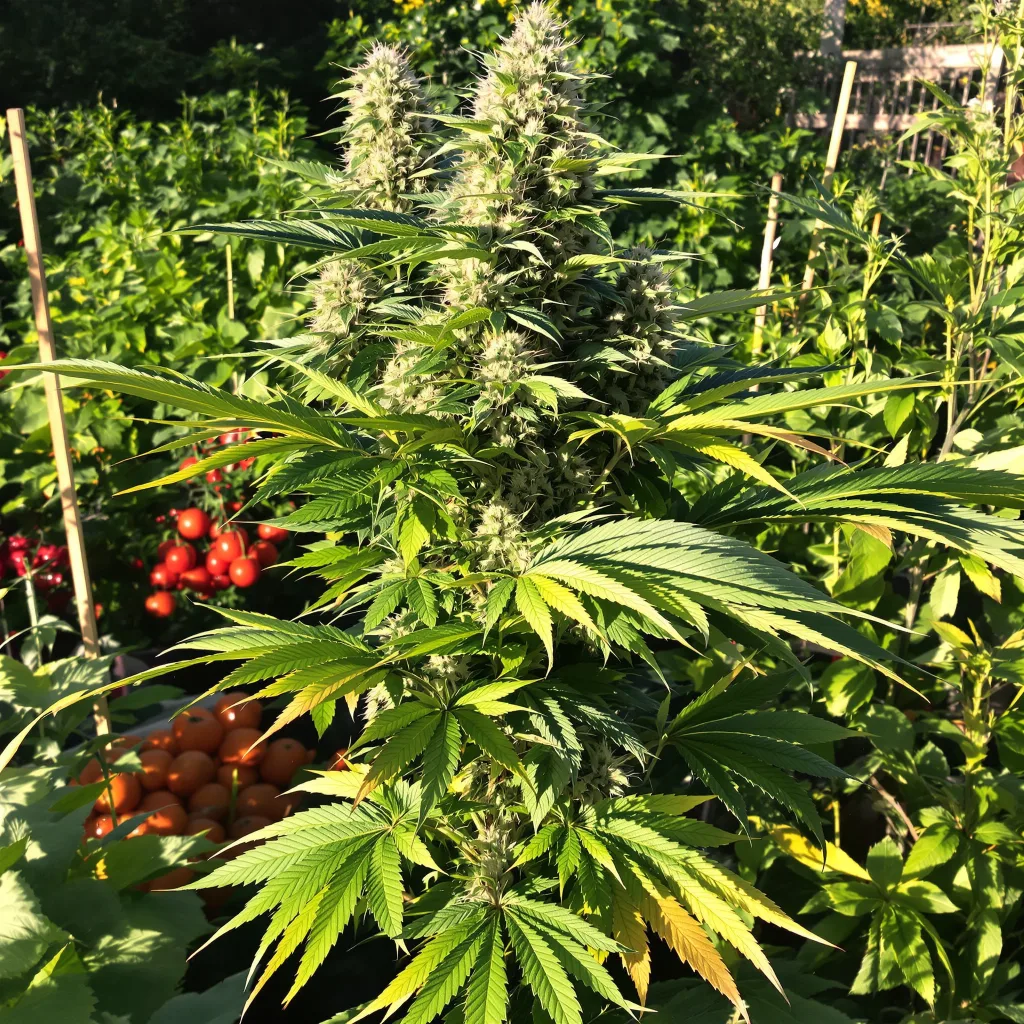Dream Berry 78% indica / 22% sativa — flor con tricomas visibles