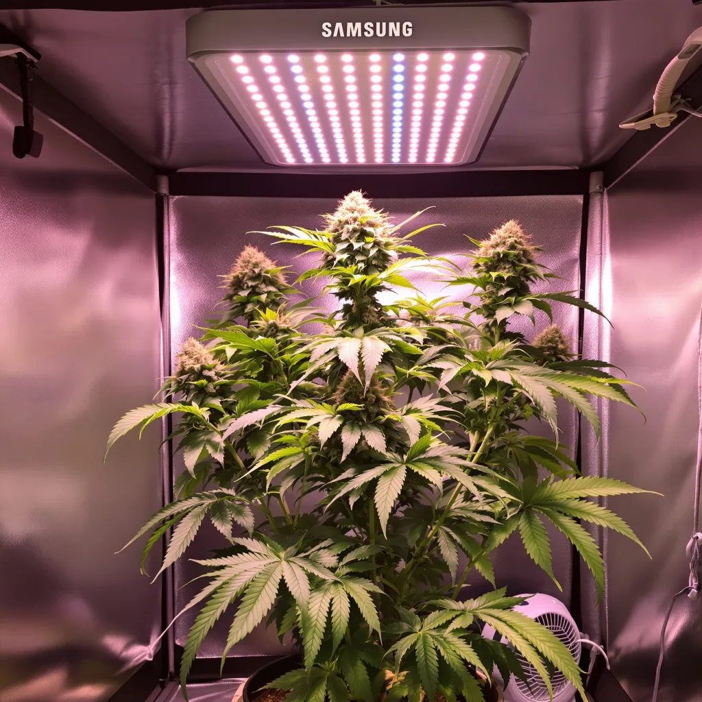 Planta de cannabis Dream Police en fase de floración — 90-130 cm feminizada