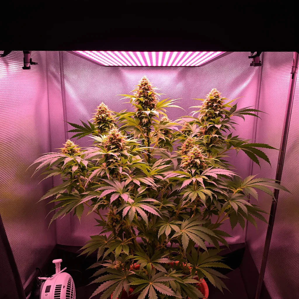 Planta de cannabis Dynamite en fase de floración — 90-130 cm feminizada