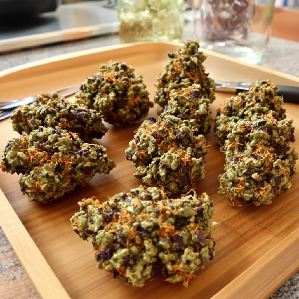 Early Girl 81% indica / 19% sativa — flor con tricomas visibles