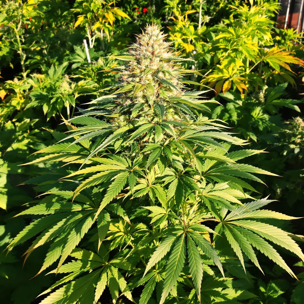 Early Girl 81% indica / 19% sativa — flor con tricomas visibles