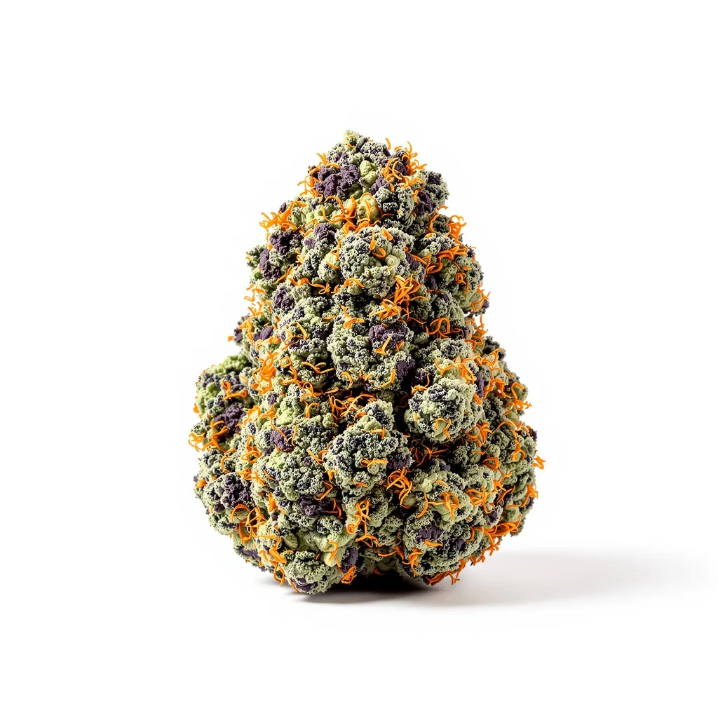 Early Skunk 67% indica / 33% sativa — flor con tricomas visibles