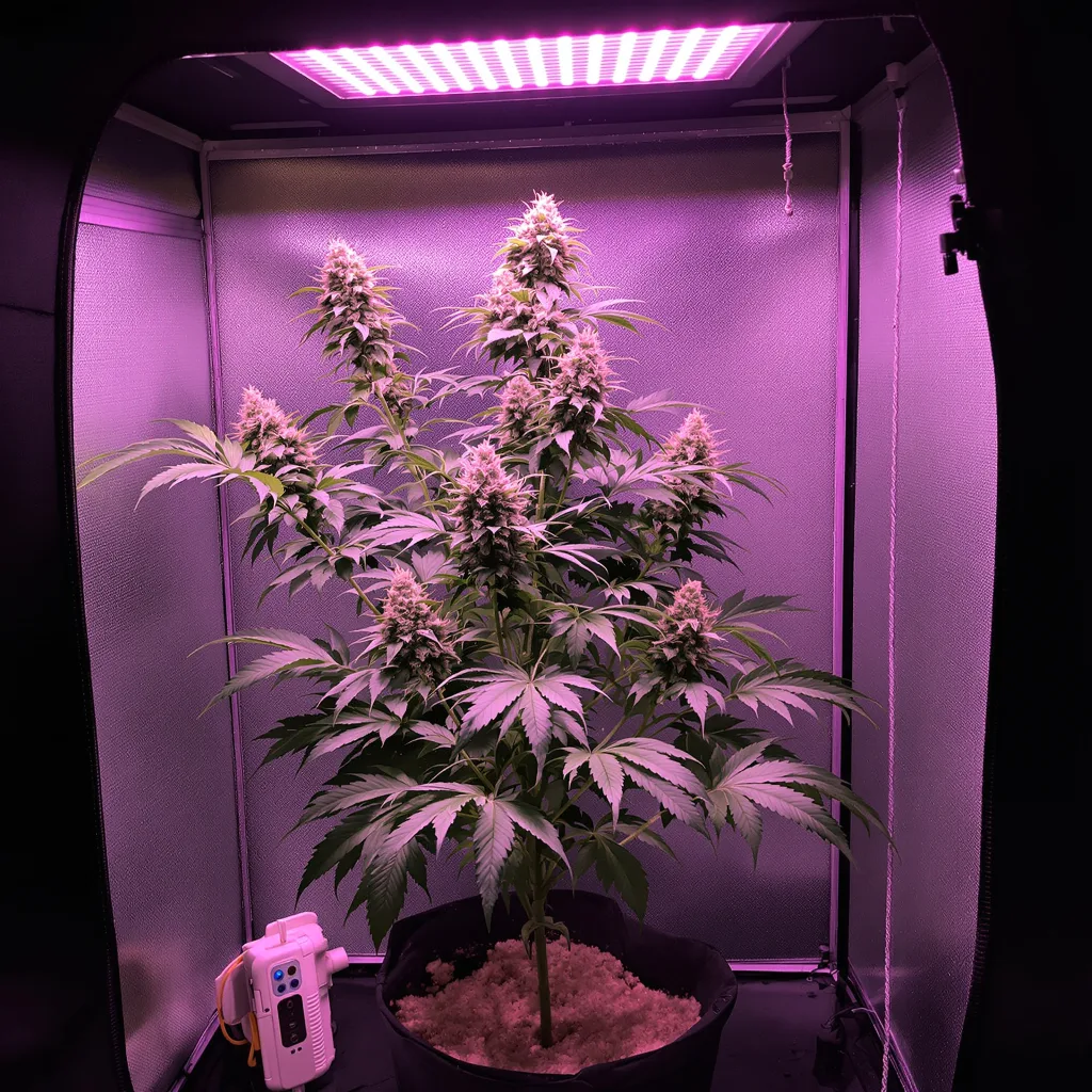 Planta de cannabis El Chapo OG en fase de floración — 90-130 cm feminizada