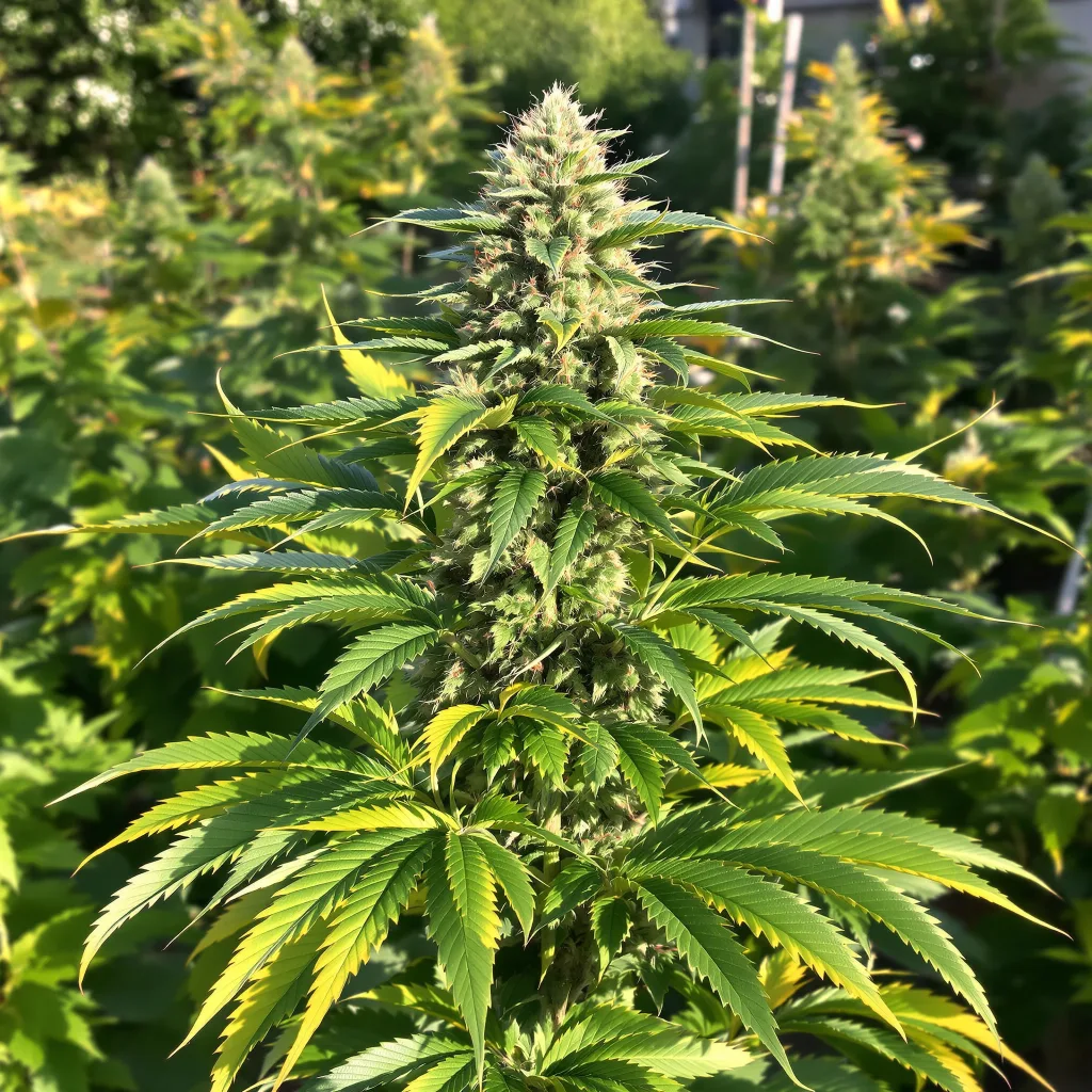 Endless Sky 88% indica / 12% sativa — flor con tricomas visibles