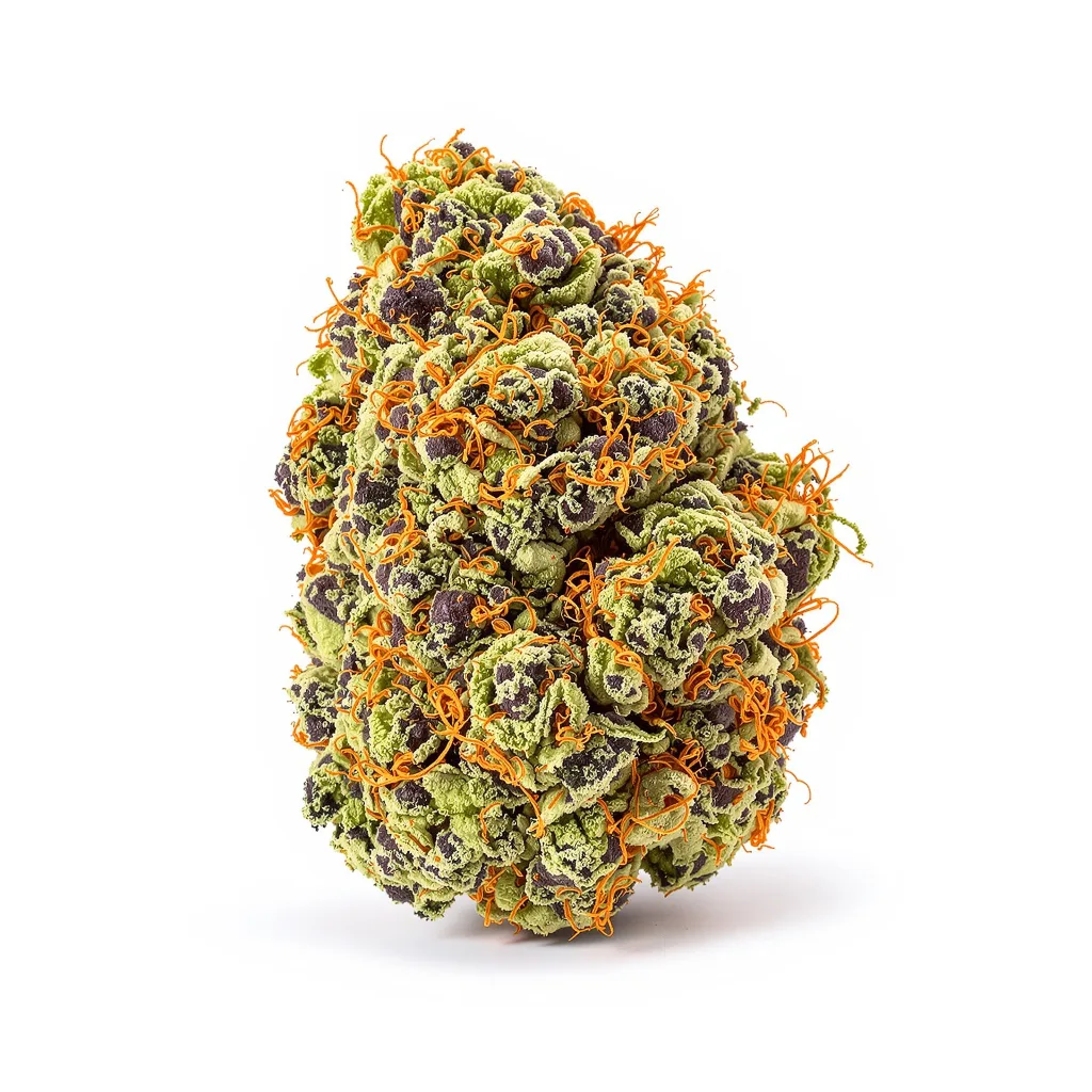 Endless Sky 88% indica / 12% sativa — flor con tricomas visibles