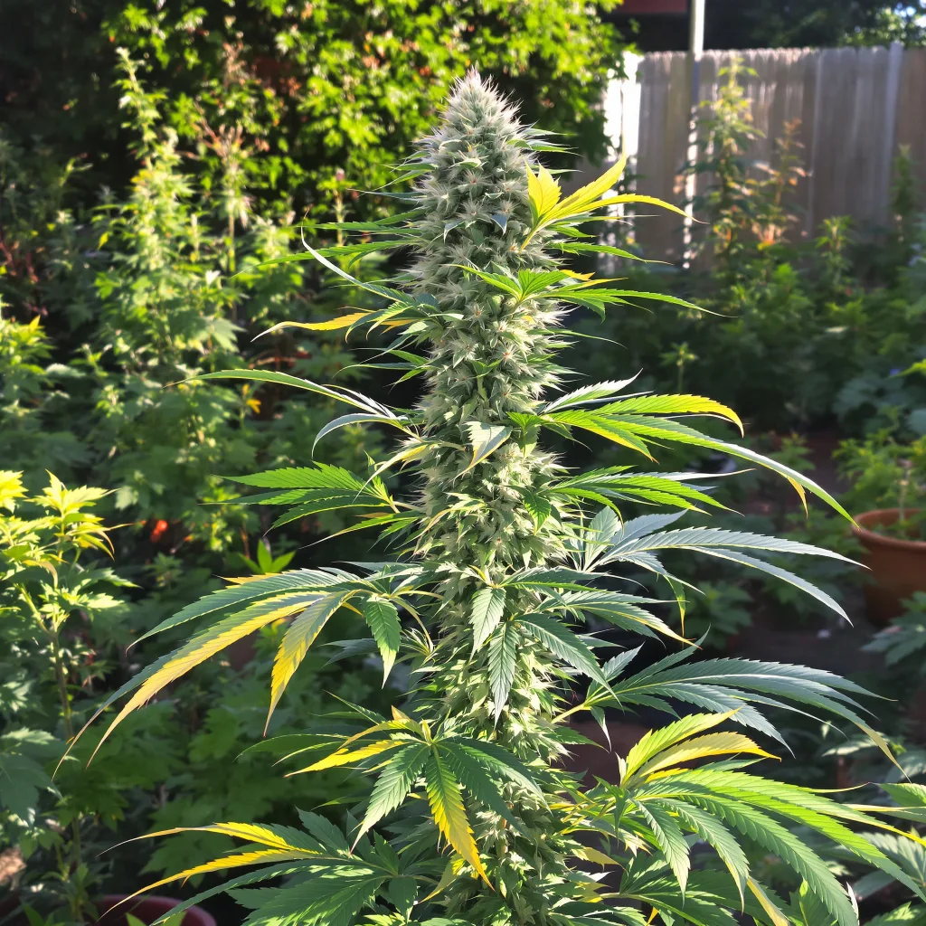 Euforia 20% indica / 80% sativa — flor con tricomas visibles