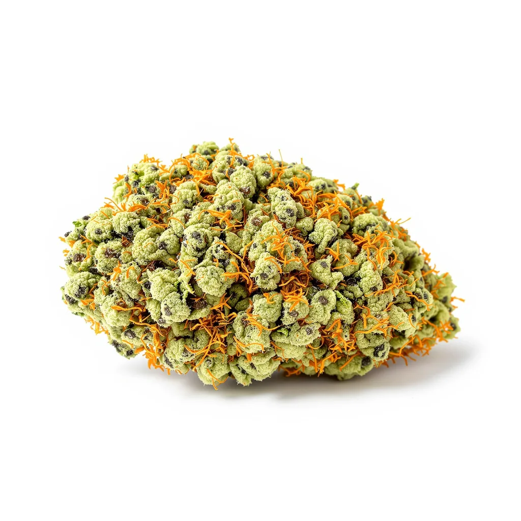 Euforia 20% indica / 80% sativa — flor con tricomas visibles