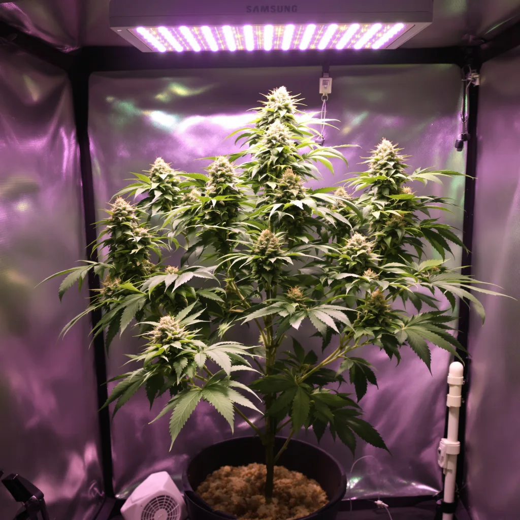 Planta de cannabis Euphoria Cookies en fase de floración — 120-180 cm feminizada