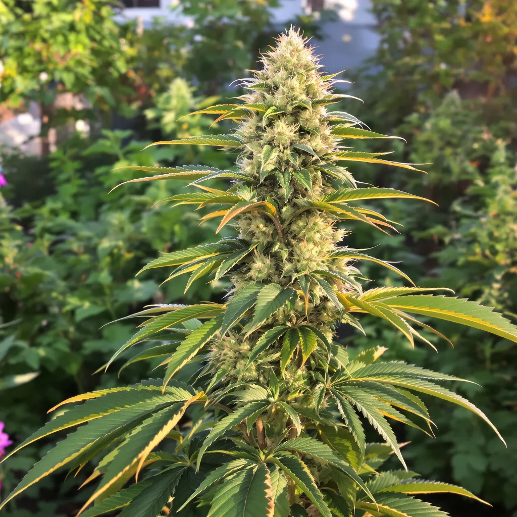 Euphoria Cookies 38% indica / 62% sativa — flor con tricomas visibles