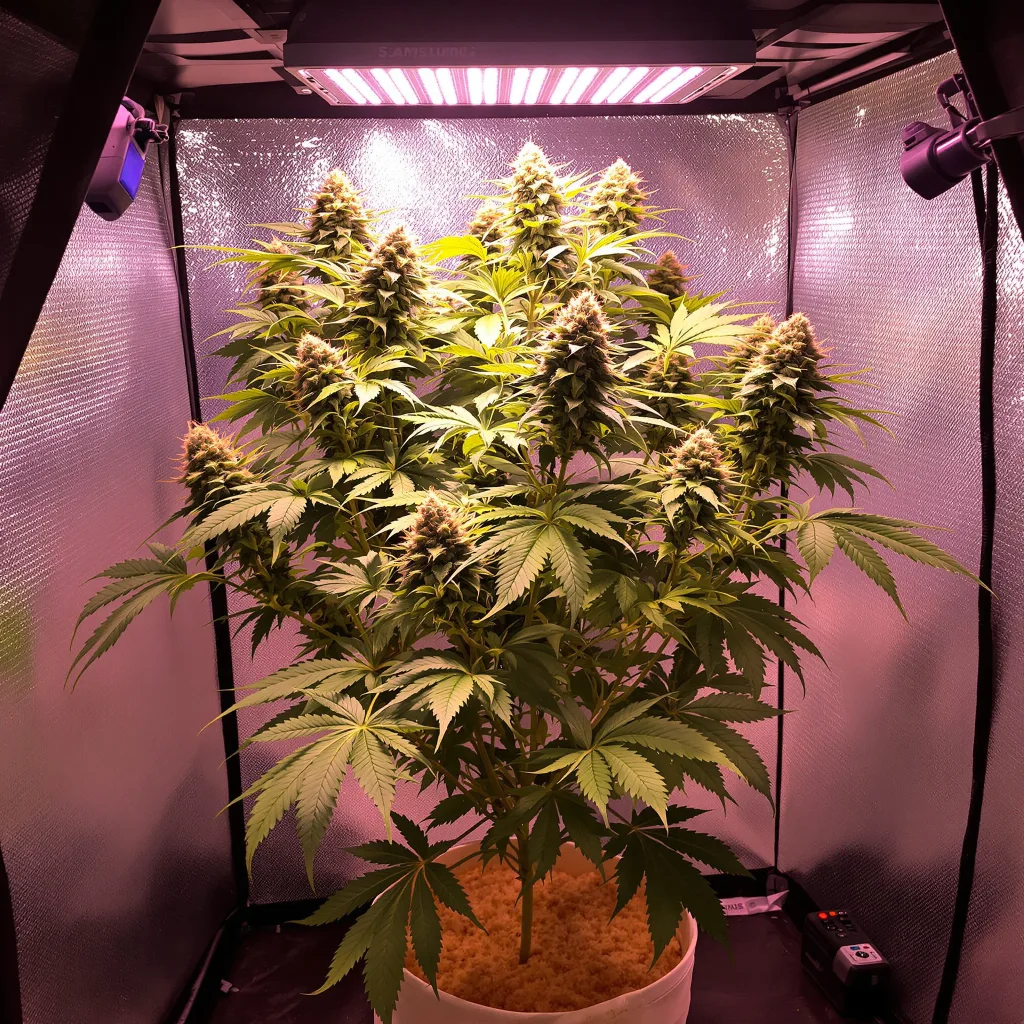 Planta de cannabis Faygo Red Pop en fase de floración — 120-180 cm feminizada