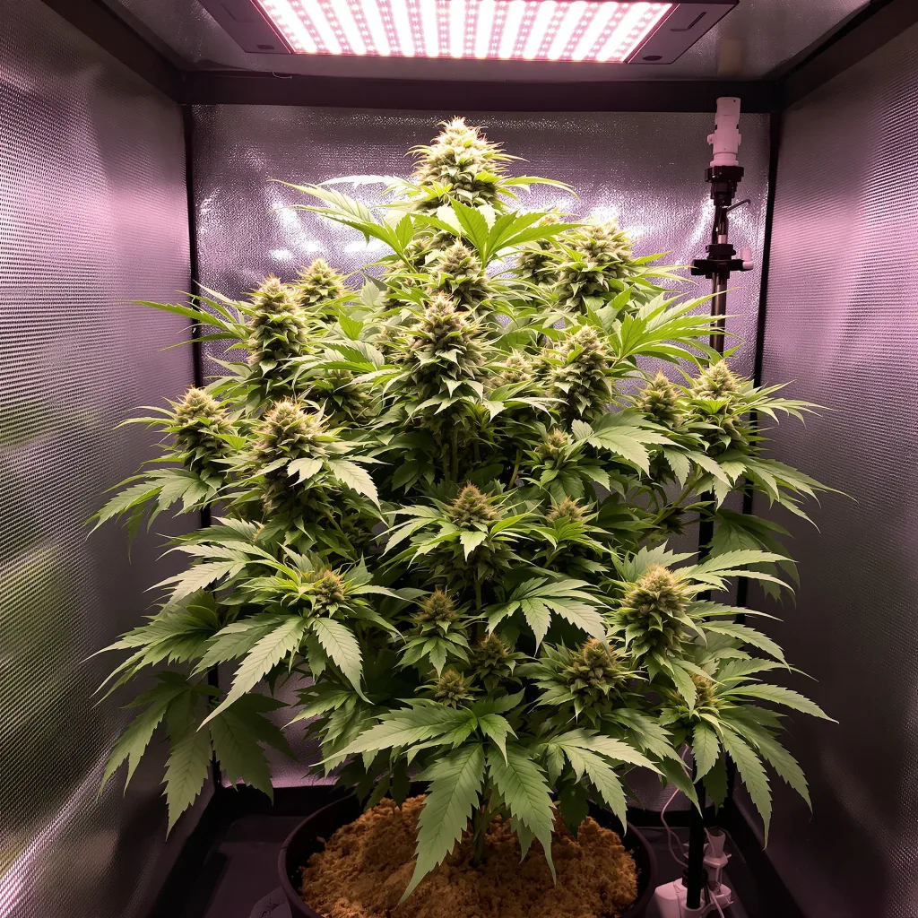 Planta de cannabis Fire OG en fase de floración — 90-130 cm feminizada