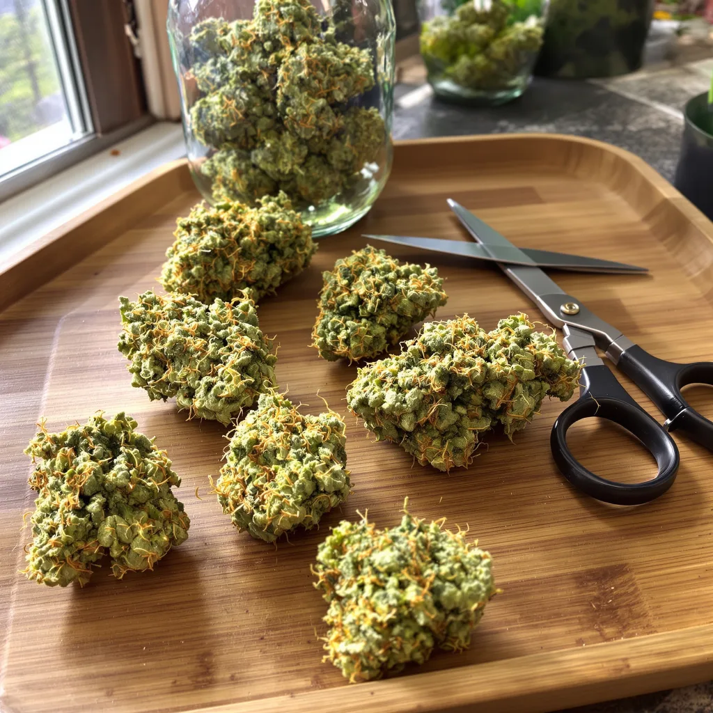 Flo 30% indica / 70% sativa — flor con tricomas visibles