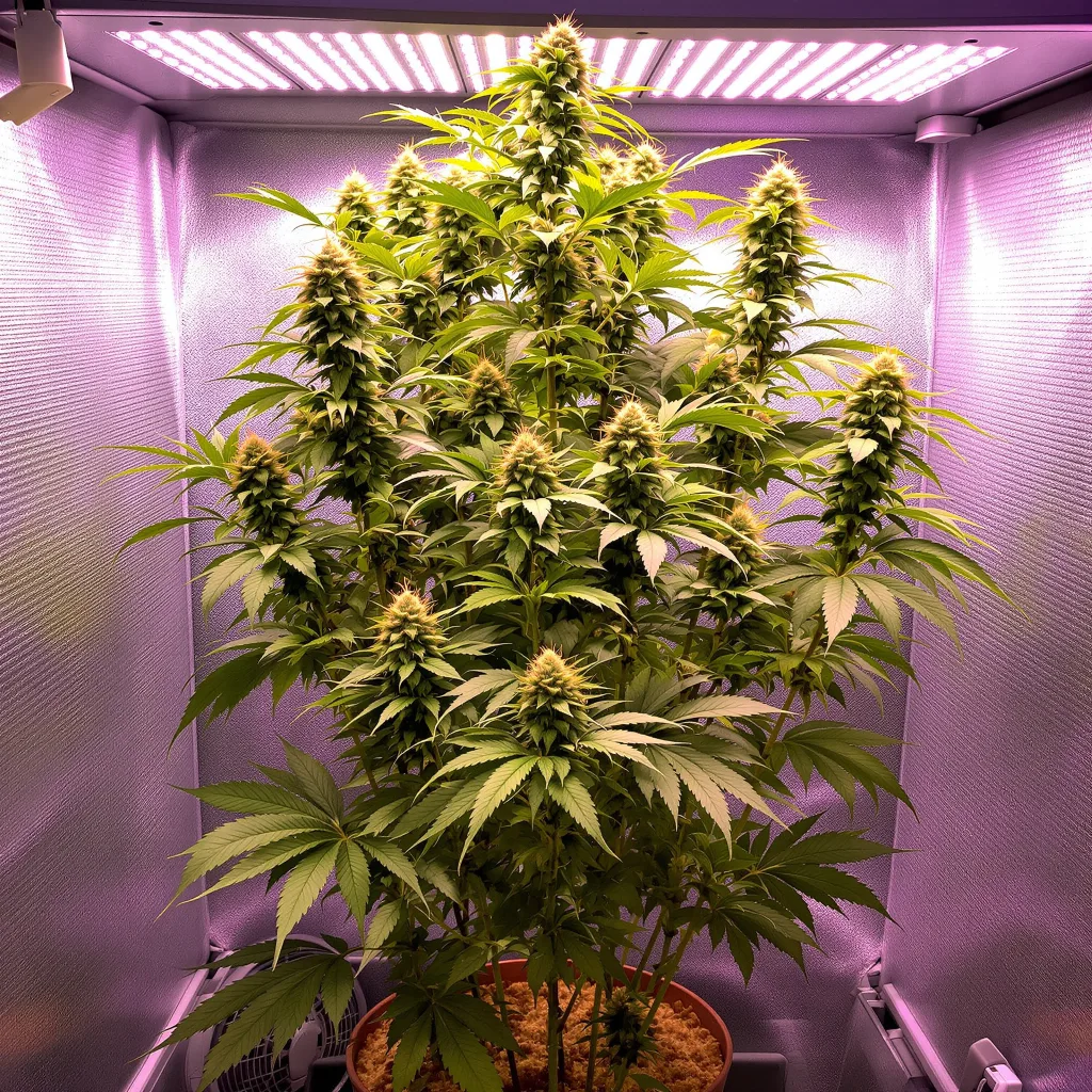 Planta de cannabis Flo en fase de floración — 150-200 cm feminizada