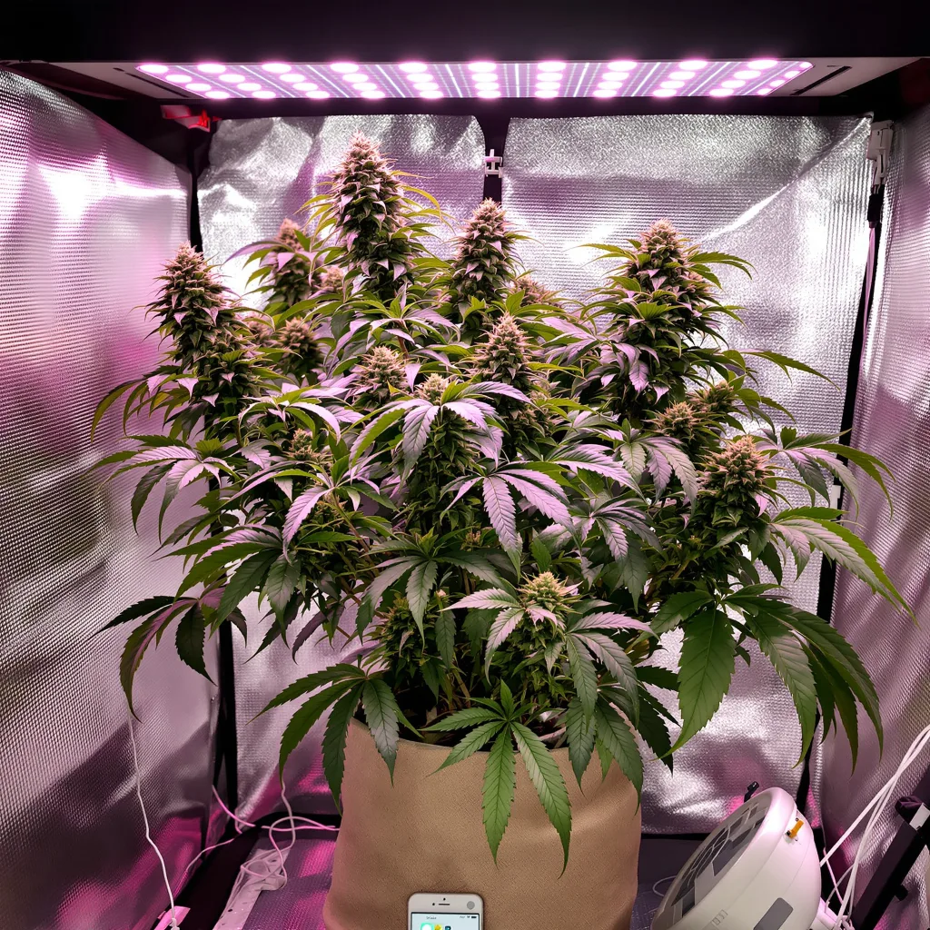 Planta de cannabis Flo OG en fase de floración — 90-130 cm feminizada
