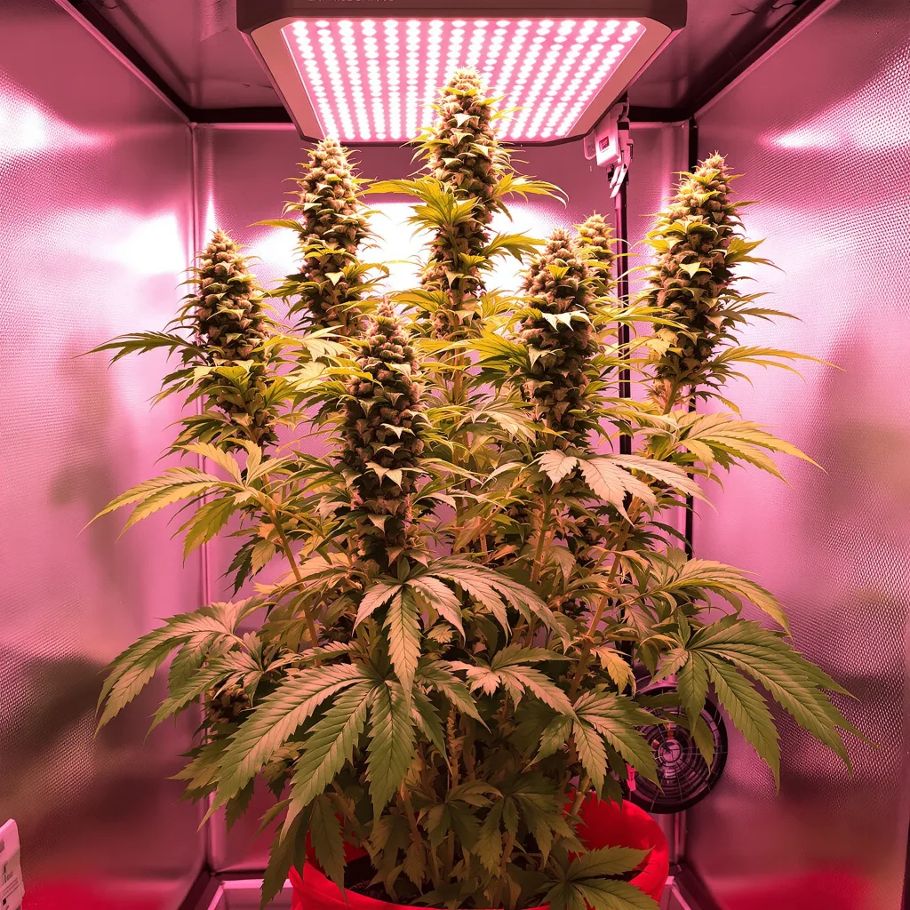 Planta de cannabis Fortune Cookies en fase de floración — 150-200 cm feminizada