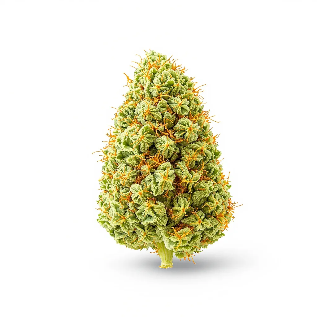 Fortune Cookies 25% indica / 75% sativa — flor con tricomas visibles