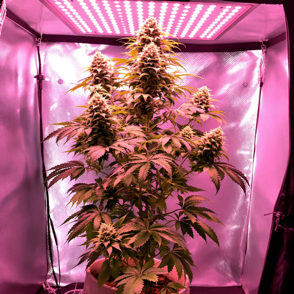 Planta de cannabis Four Star General en fase de floración — 120-180 cm feminizada