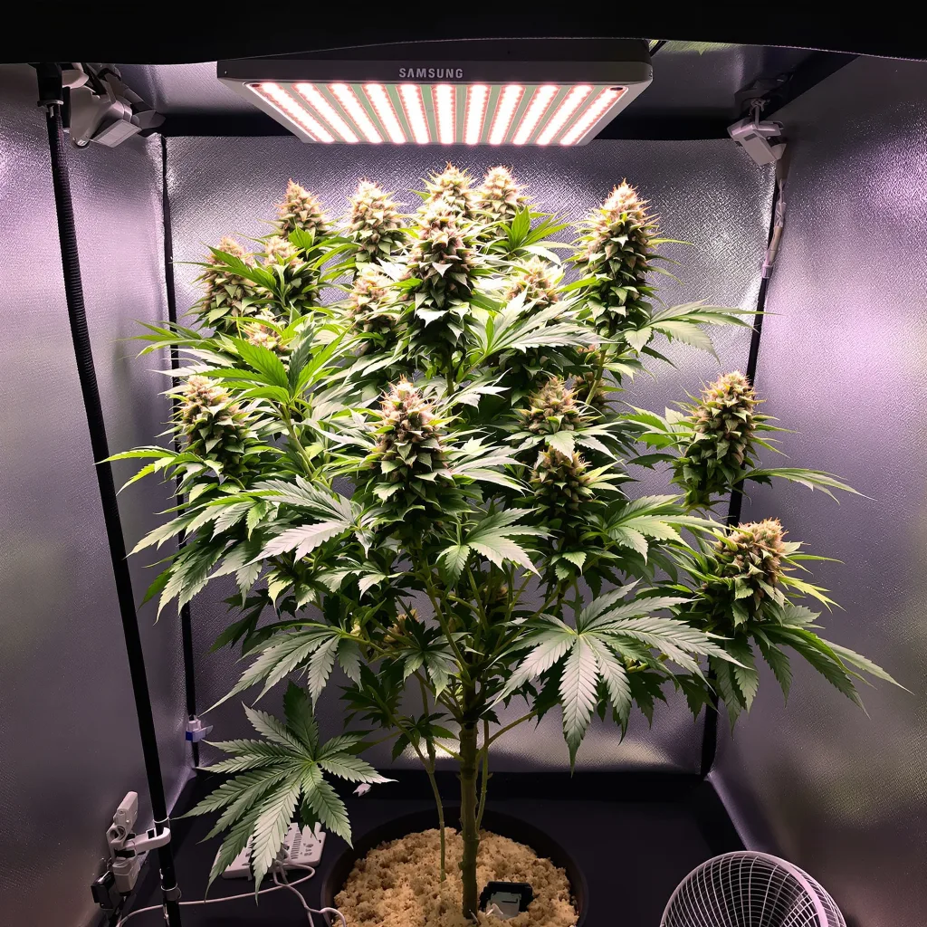 Planta de cannabis FPOG en fase de floración — 60-100 cm autofloración