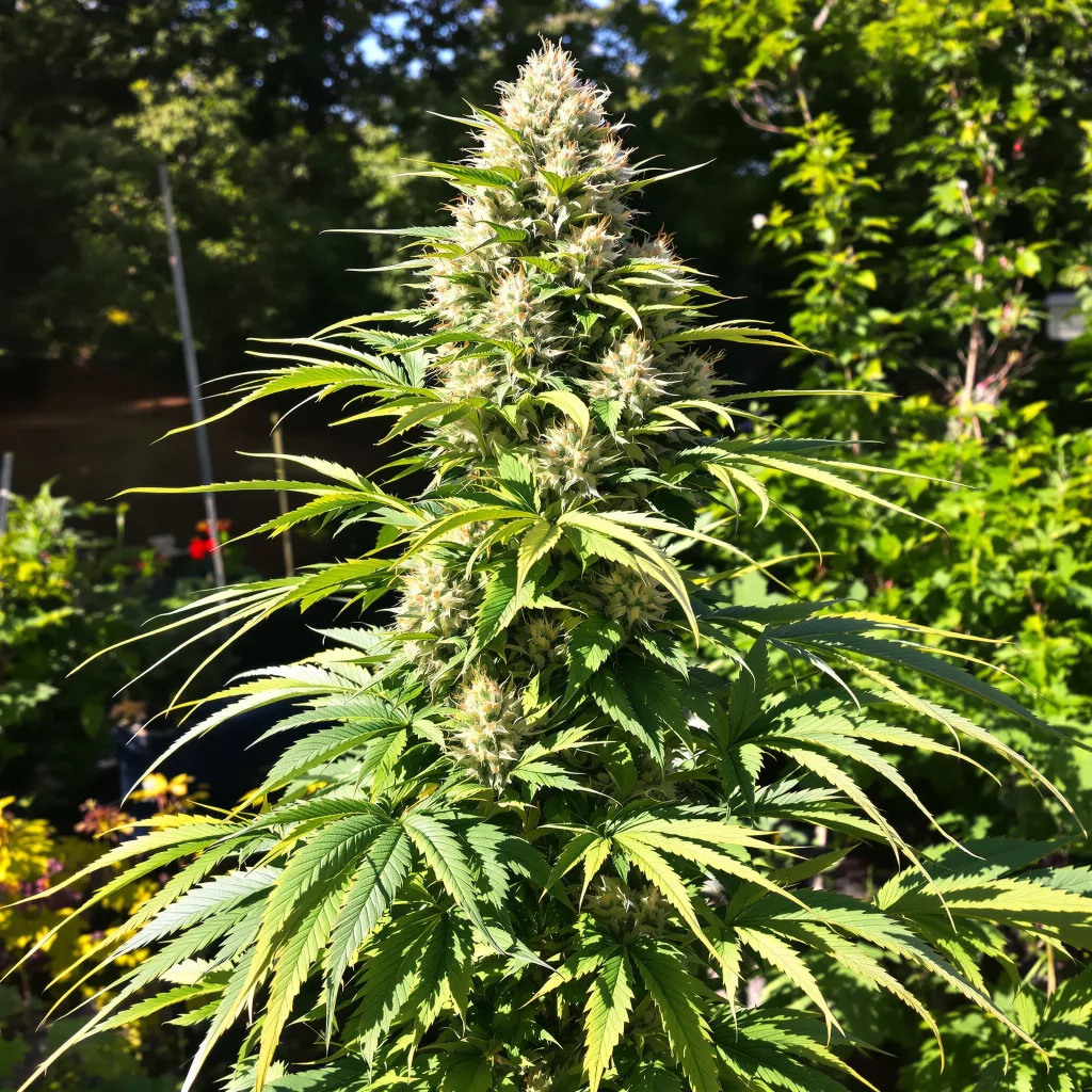 French Cookies 59% indica / 41% sativa — flor con tricomas visibles