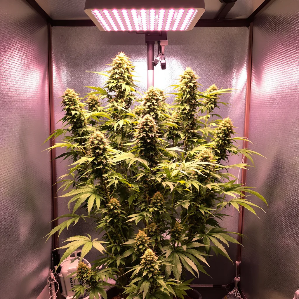 Planta de cannabis Frosty en fase de floración — 120-180 cm feminizada