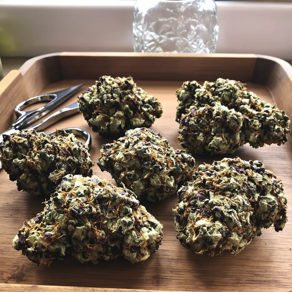 Fruit 78% indica / 22% sativa — flor con tricomas visibles